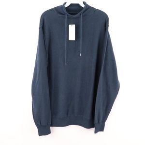 New WRK Work Rest Karma Mens Medium Sweater Blue